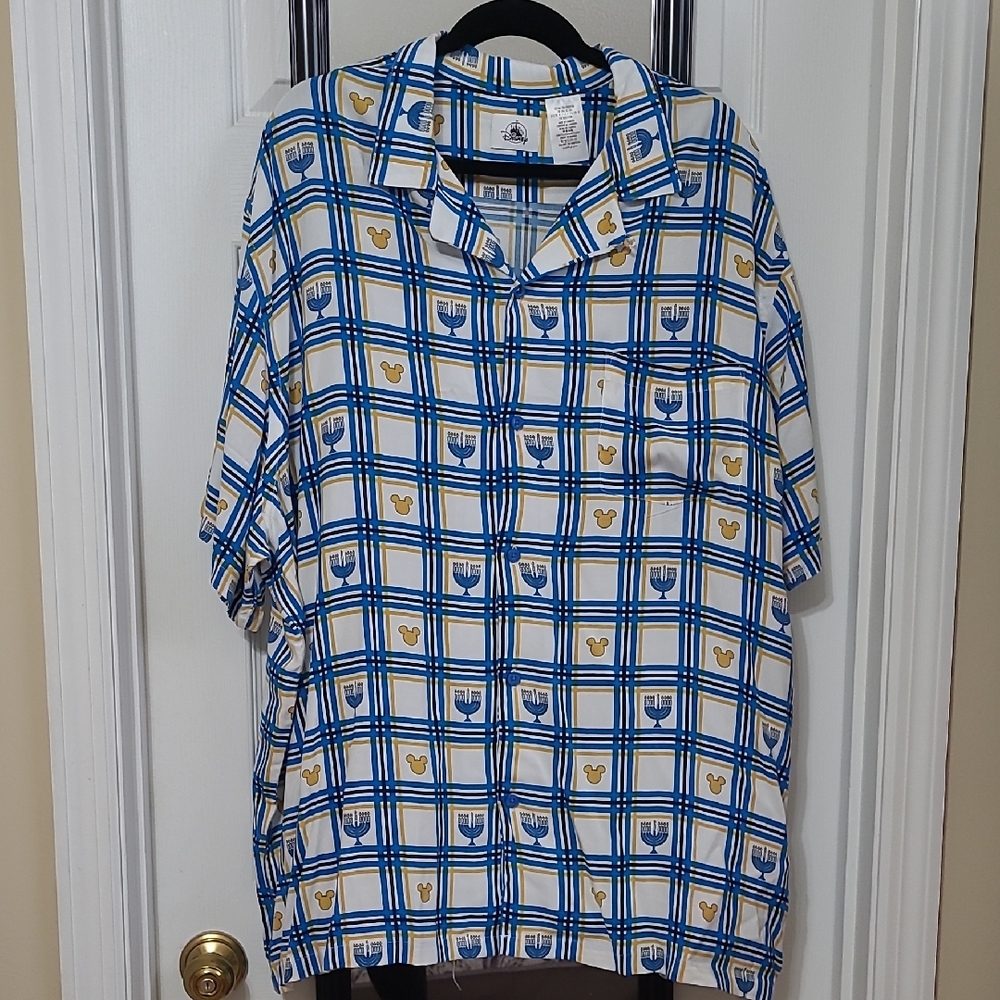 Disney Hannuka Button Down Shirt